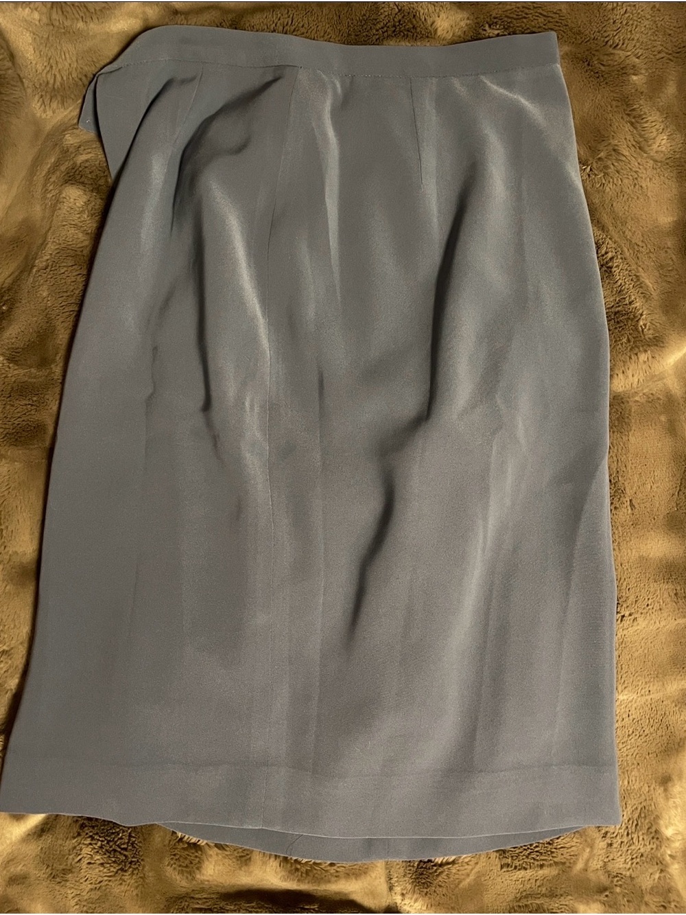 KASPER Women's Light Blue Pencil Skirt - Classic Office Style